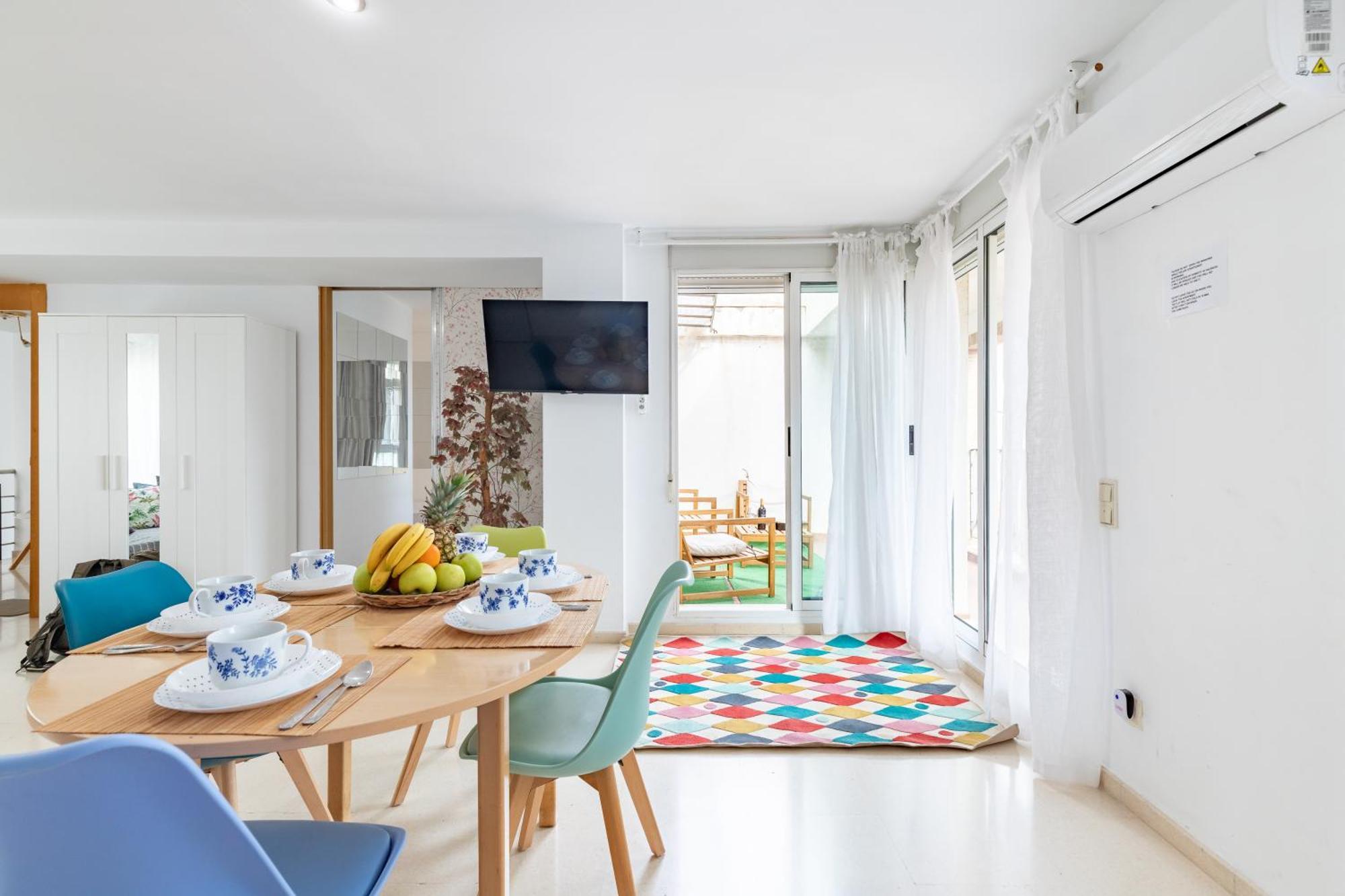 Penthouse Duplex In A 4 Floors Spanish House -8 Min To Center By Metro 瓦伦西亚 外观 照片